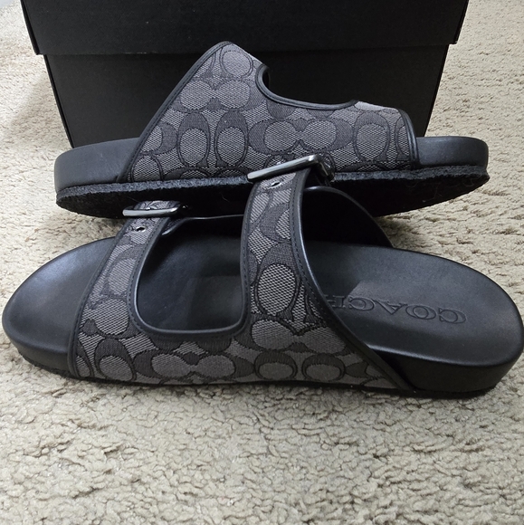 Coach slides/sandals Men size 10 - Picture 3 of 8
